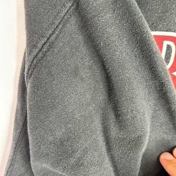 Vintage Pro Player UW Badgers Wisconsin Black Crew Sweatshirt XL 90s - Picture 10 of 10